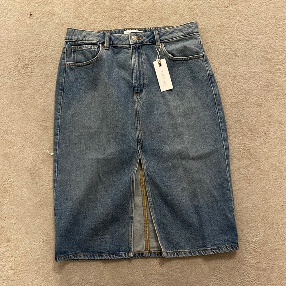 BNWT Denim pencil skirt